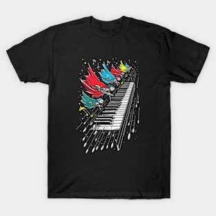 Piano keys a crime-fighting team T-Shirt